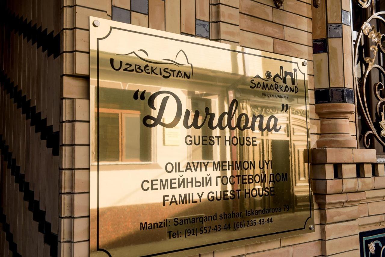 Durdona Guest House Samarkanda Zewnętrze zdjęcie